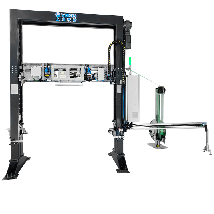 最新一代工業(yè)4.0 全自動垂直穿箭式打帶機 最新一代工業(yè)4.0 全自動垂直穿箭式打帶機