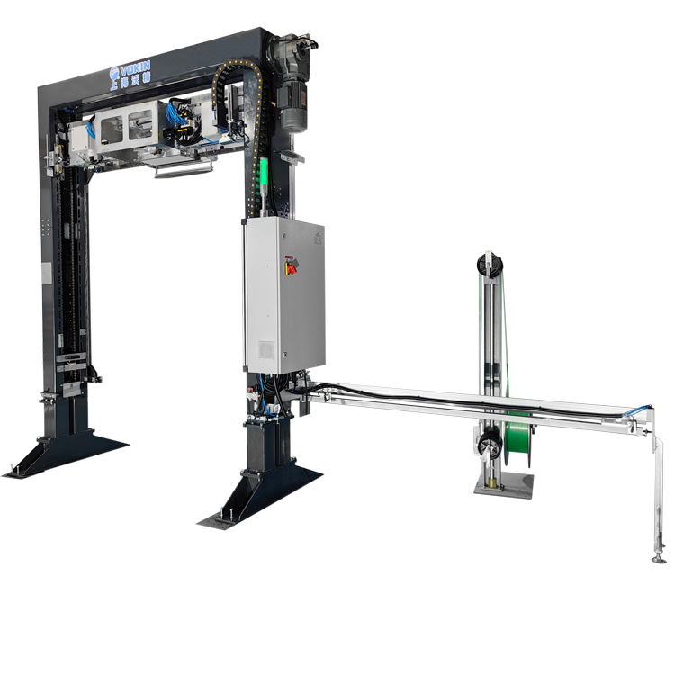 最新一代工業(yè)4.0 全自動垂直穿箭式打帶機 最新一代工業(yè)4.0 全自動垂直穿箭式打帶機